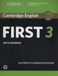 CAMBRIDGE ENGLISH FIRST 3. STUDENT'S BOOK WITH ANSWERS WITH AUDIO. | 9781108380782 | ANÓNIMO | Llibreria Online de Tremp