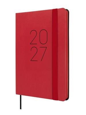 AGENDA LLISA 2027 SETMANA VISTA HORITZONTAL VERMELL M | 8422952428206