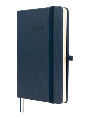 AGENDA 2027 TEXTURA SETMANA VISTA HORITZONTAL BLAU M | 8422952422600