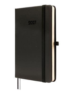 AGENDA 2027 TEXTURA SETMANA VISTA HORITZONTAL NEGRE M | 8422952422594