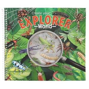 QUADERN D’ADHESIUS EN RELLEU EXPLORER STICKERWORLD | 4010070703110 | Llibreria Online de Tremp