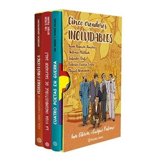 ESTUCHE CINCO CREADORES INOLVIDABLES | 9791388102721 | PALOMO, QUIQUE/GIBSON, IAN | Llibreria Online de Tremp