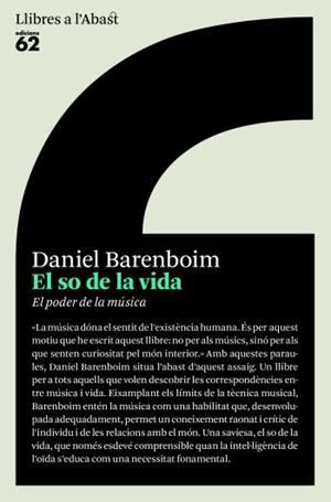 SO DE LA VIDA, EL | 9788429761375 | BARENBOIM, DANIEL