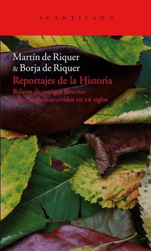 REPORTAJES DE LA HISTORIA (2 VOL) | 9788492649747 | RIQUER, MARTIN DE Y RIQUER, BORJA DE