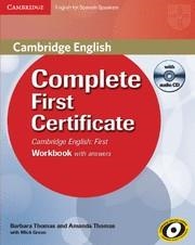 COMPLETE FIRTS CERTIFICATE. WORKBOOK WITH ANSWERS AUDIO CD | 9788483237328 | VV AA