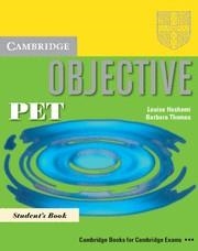OBJECTIVE PET. STUDENT S BOOK | 9780521805780 | HASHEMI, L.;  THOMAS, B.