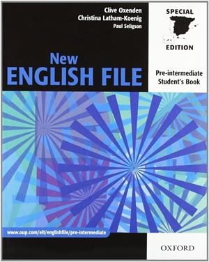 NEW ENGLISH FILE PRE-INTERMEDIATE: STUDENT S BOOK WORKBOOK W | 9780194519458 | VV.AA