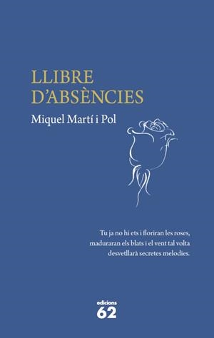 LLIBRE D'ABSENCIES | 9788429768886 | MARTI I POL, MIQUEL | Llibreria Online de Tremp