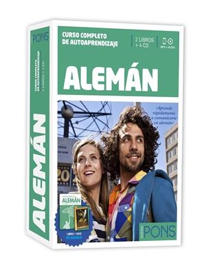 CURSO PONS ALEMÁN - 2 LIBROS + 4 CD + DVD + CAZAPALABRAS | 9788484439264 | VV.AA