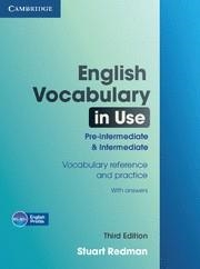 ENGLISH VOCABULARY IN USE PRE-INT | 9780521149884