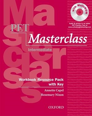 PET MASTERCLAS INTERM WB MROM PK W/ KEY  | 9780194535472 | Llibreria Online de Tremp