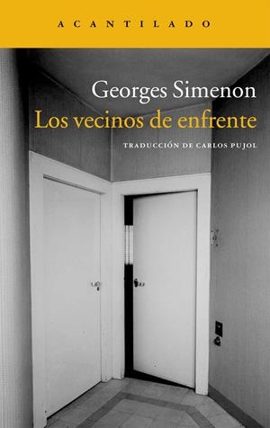 LOS VECINOS DE ENFRENTE | 9788415689270 | SIMENON, GEORGES | Llibreria Online de Tremp