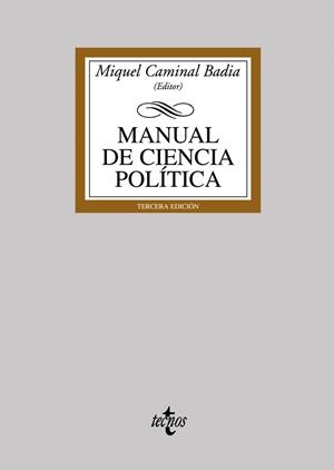 MANUAL DE CIENCIA POLITICA  | 9788430944392 | CAMINAL, MIQUEL