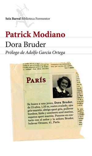 DORA BRUDER | 9788432228421 | MODIANO, PATRICK  | Llibreria Online de Tremp