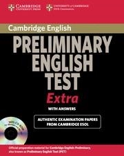 CAMBRIDGE PRELIMINARY ENGLISH TEST EXTRA STUDENT'S BOOK WITH ANSWERS AND CD-ROM | 9780521676687 | CAMBRIDGE ESOL