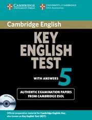 CAMBRIDGE KEY ENGLISH TEST 5 SELF STUDY PACK (STUDENT'S BOOK WITH ANSWERS AND AU | 9780521123136 | CAMBRIDGE ESOL