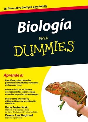 BIOLOGÍA PARA DUMMIES | 9788432902024 | RENE FESTER KRATZ/DONNA RAE SIEGFRIED | Llibreria Online de Tremp