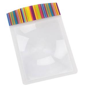 FLEXIBLE MAGNIFIER WALLET SIZE STRIPES | 5060213014961