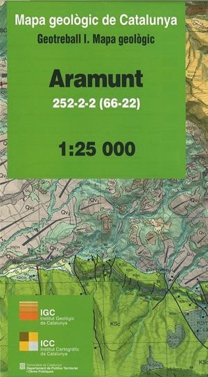 MAPA GEOLOGIC DE ARAMUNT | 8414774500499 | Llibreria Online de Tremp