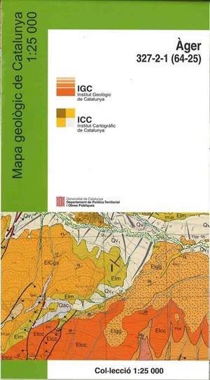 AGER. GEOLOGIC 1:25.000 | 8414774500444 | Llibreria Online de Tremp