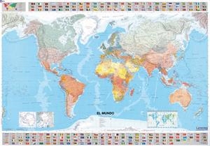 MAPA EN TUBO EL MUNDO | 9782061009857 | VARIOS AUTORES | Llibreria Online de Tremp